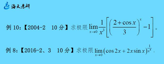 极限运算的思维导图