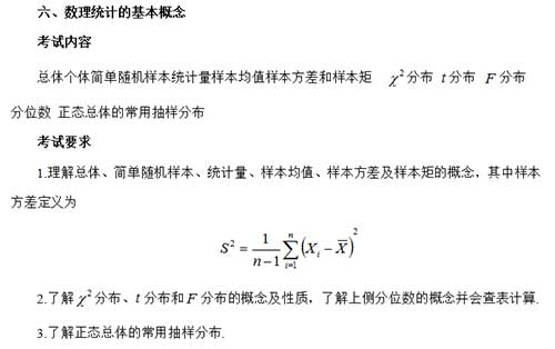 数学一考试大纲